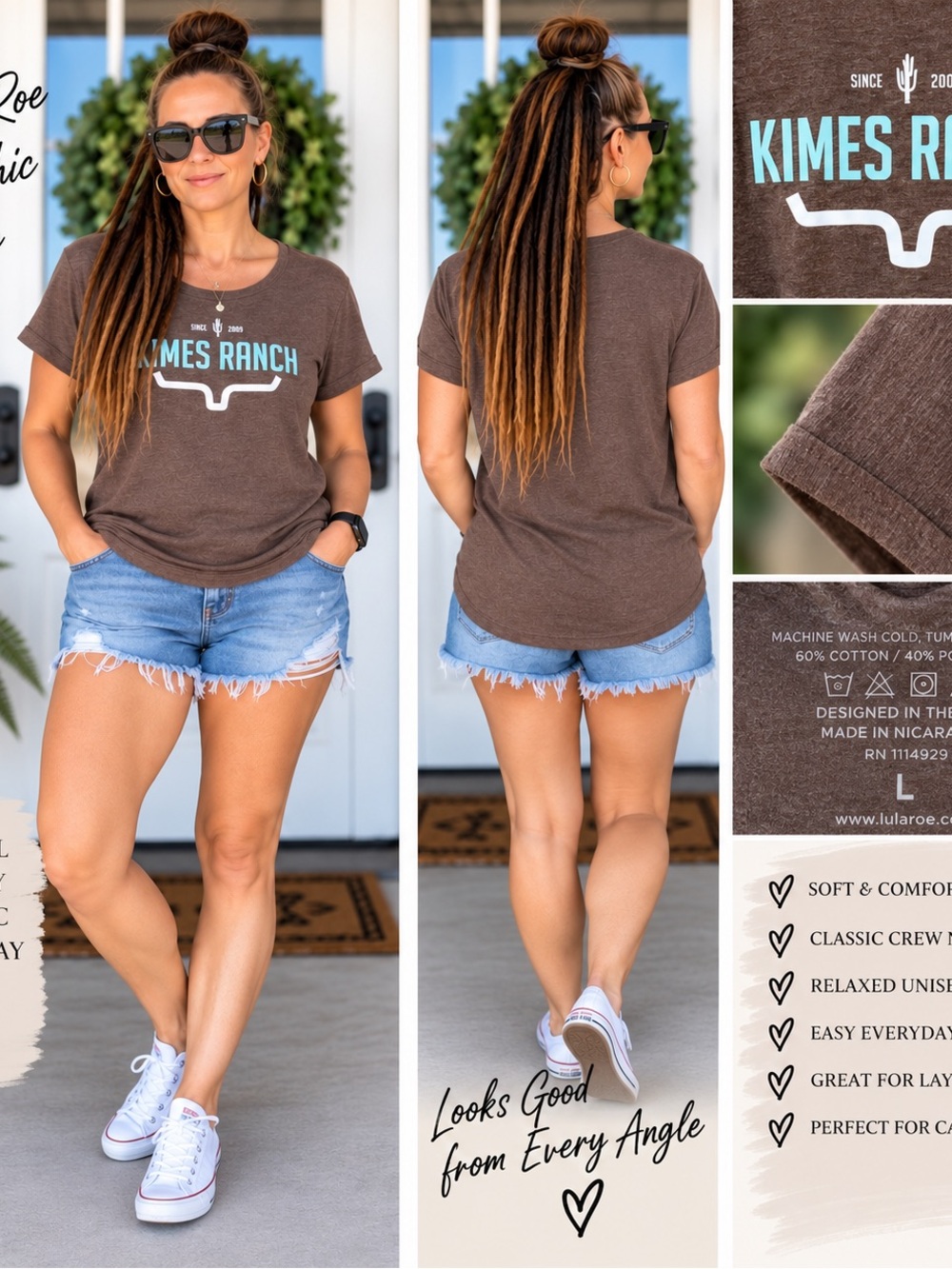 Brown Kimes Ranch Graphic Short Sleeve Tee